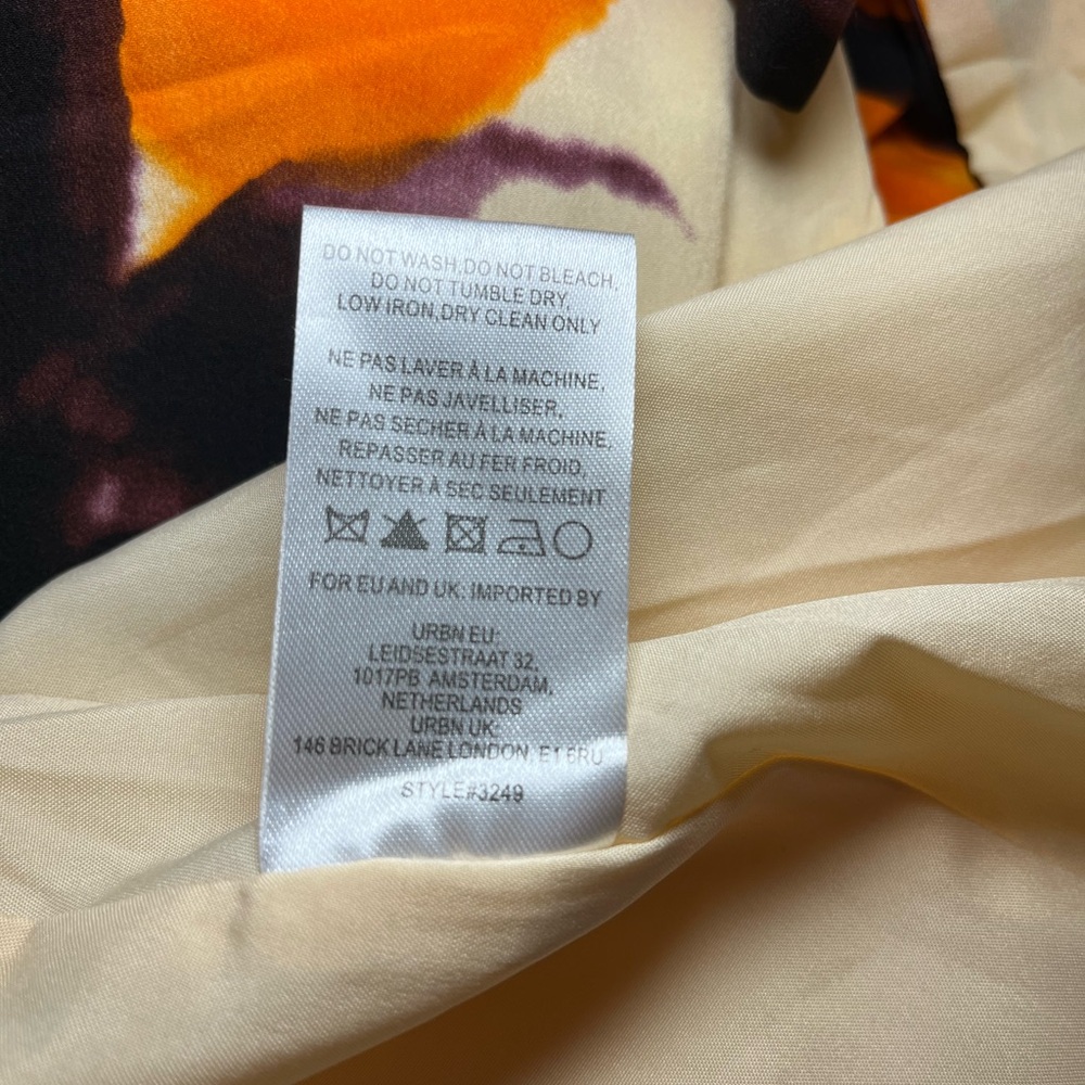 Hutch Orange and Black Maxi Skirt - Picture 8 of 8